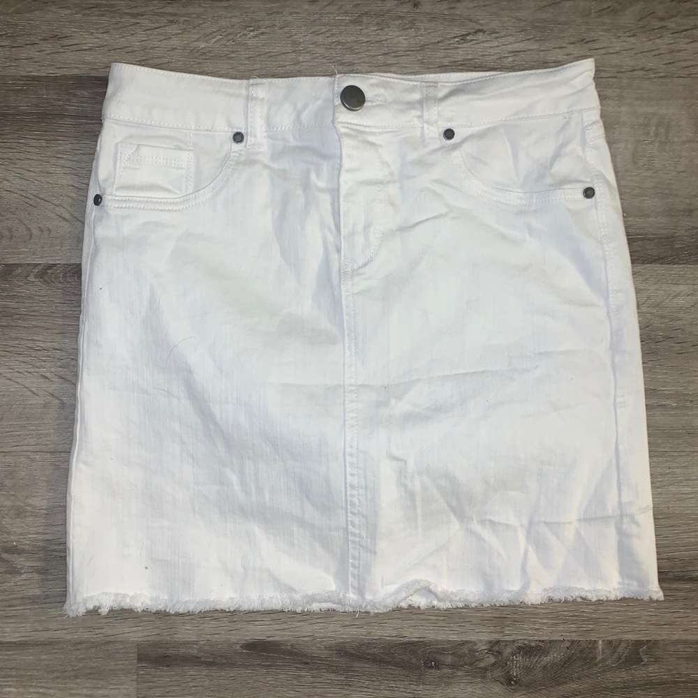 White Jean Skirt (Never Worn!)